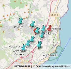 Mappa Via Vittorio Veneto, 95020 Aci Bonaccorsi CT, Italia (2.96727)