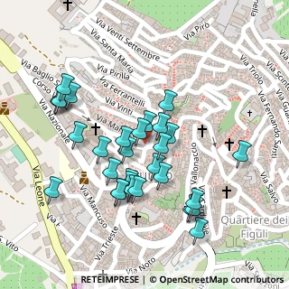Mappa Via Neve, 92010 Burgio AG, Italia (0.12333)