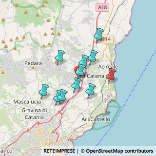Mappa Via Giovanni Giolitti, 95025 Aci Sant'antonio CT, Italia (3.05182)