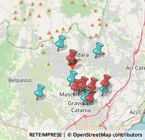 Mappa Via Aci, 95030 Mascalucia CT, Italia (3.29571)