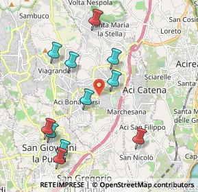 Mappa Via Sant'Onofrio, 95025 Aci Sant'Antonio CT, Italia (2.36909)