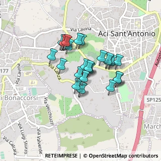 Mappa Via Sant'Onofrio, 95025 Aci Sant'Antonio CT, Italia (0.36786)