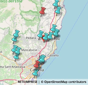 Mappa Via Sant'Onofrio, 95025 Aci Sant'Antonio CT, Italia (9.125)