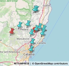 Mappa Via Sant'Onofrio, 95025 Aci Sant'Antonio CT, Italia (6.36833)