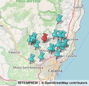 Mappa Via Terre di Santa Lucia, 95030 Mascalucia CT, Italia (6.05368)