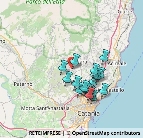 Mappa Via Terre di Santa Lucia, 95030 Mascalucia CT, Italia (6.76889)
