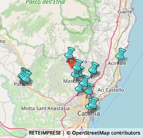 Mappa Via Terre di Santa Lucia, 95030 Mascalucia CT, Italia (7.95188)