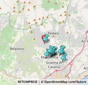 Mappa Via Terre di Santa Lucia, 95030 Mascalucia CT, Italia (3.28)