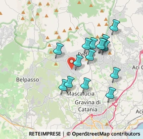 Mappa Via Terre di Santa Lucia, 95030 Mascalucia CT, Italia (3.584)