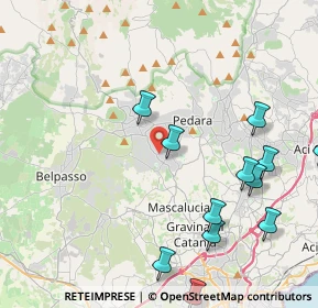 Mappa Via Terre di Santa Lucia, 95030 Mascalucia CT, Italia (5.62917)