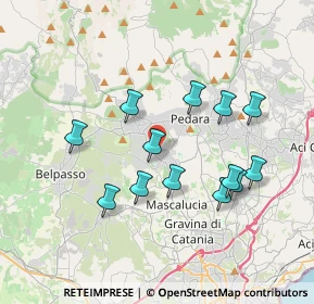 Mappa Via Terre di Santa Lucia, 95030 Mascalucia CT, Italia (3.87231)
