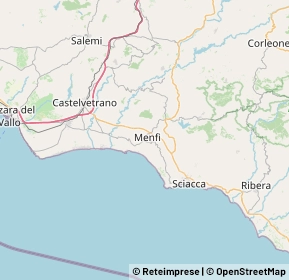 Mappa 92013 Menfi AG, Italia (11.28182)