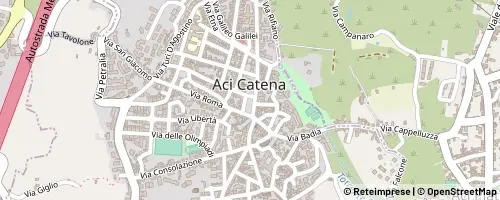 Mappa Aci Catena