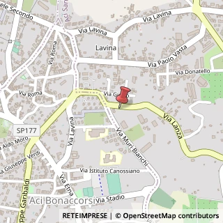 Mappa Via Lanza, 55, 95025 Aci Sant'Antonio, Catania (Sicilia)