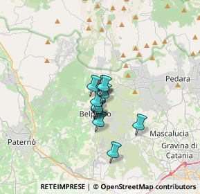 Mappa Via Giacomo Leopardi, 95032 Belpasso CT, Italia (2.07455)