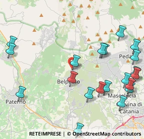 Mappa Via Giacomo Leopardi, 95032 Belpasso CT, Italia (6.0925)