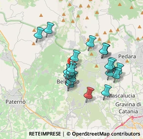 Mappa Via Giacomo Leopardi, 95032 Belpasso CT, Italia (3.452)