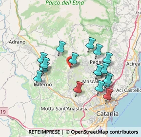 Mappa Via Giacomo Leopardi, 95032 Belpasso CT, Italia (7.52611)