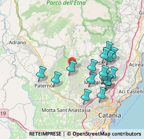 Mappa Via Giacomo Leopardi, 95032 Belpasso CT, Italia (7.8425)