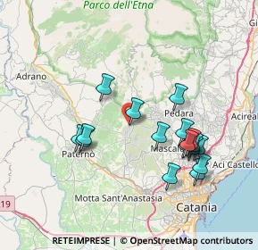 Mappa Via Giacomo Leopardi, 95032 Belpasso CT, Italia (8.08294)