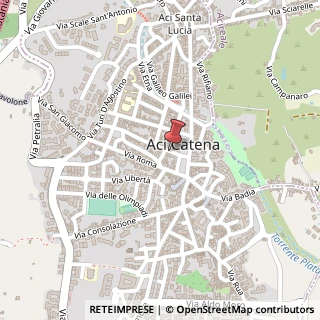 Mappa Via Guglielmo Marconi, 18, 95022 Aci Catena, Catania (Sicilia)