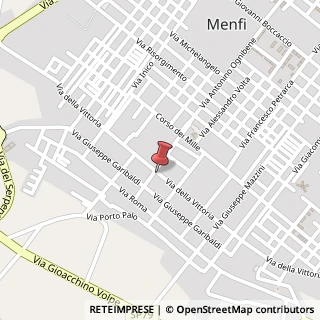 Mappa Via della Vittoria, 163, 92013 Menfi, Agrigento (Sicilia)