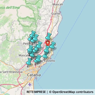 Mappa Via Rosario Messina, 95024 Acireale CT, Italia (6.565)