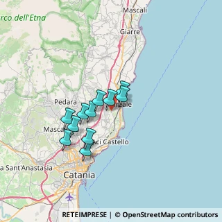 Mappa Via Rosario Messina, 95024 Acireale CT, Italia (5.82)