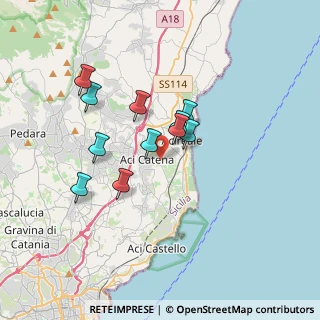 Mappa Via Rosario Messina, 95024 Acireale CT, Italia (3.16545)