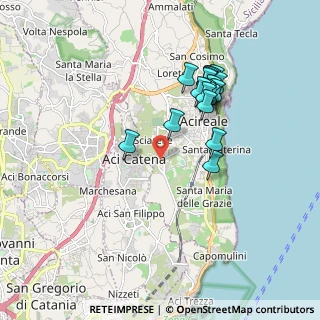 Mappa Via Rosario Messina, 95024 Acireale CT, Italia (1.90842)