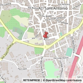 Mappa Via Marchese di Casalotto, 21, 95025 Aci Sant'Antonio, Catania (Sicilia)