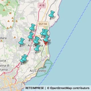 Mappa Via delle Terme, 95024 Acireale CT, Italia (3.52417)