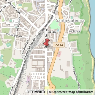 Mappa Via delle Terme,  3, 95024 Acireale, Catania (Sicilia)