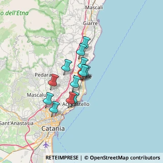 Mappa Via dell' Agrumicoltura, 95024 Acireale CT, Italia (5.44167)