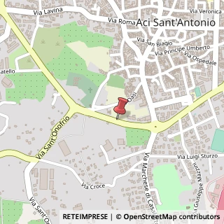Mappa Via matteotti giacomo 1, 95025 Aci Sant'Antonio, Catania (Sicilia)