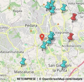 Mappa Via Trigona, 95030 Pedara CT, Italia (2.49)