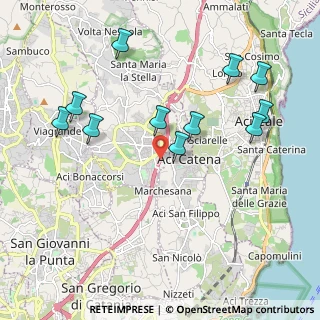 Mappa A18 Messina - Catania, 95025 Aci Sant'Antonio CT, Italia (2.37727)