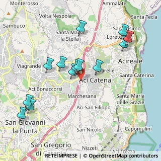 Mappa A18 Messina - Catania, 95025 Aci Sant'Antonio CT, Italia (2.34154)