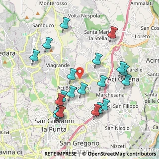 Mappa Via Lanza, 95025 Aci Sant'Antonio CT, Italia (2.301)