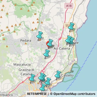 Mappa Via Lanza, 95025 Aci Sant'Antonio CT, Italia (5.32)