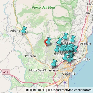 Mappa Via Bosco, 95032 Belpasso CT, Italia (8.7935)