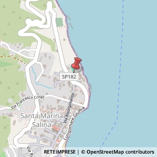 Mappa Via Torrente Barone, 1, 98050 Santa Marina Salina, Messina (Sicilia)