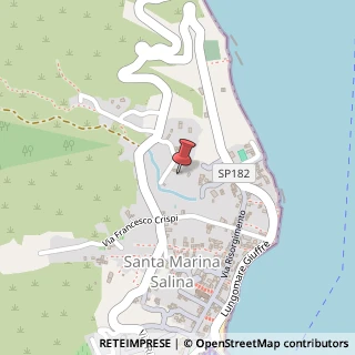 Mappa Via Belvedere, 8, 98050 Santa Marina Salina, Messina (Sicilia)