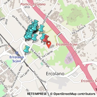 Mappa Via Croce dei Monti, 80056 Ercolano NA, Italia (0.25889)
