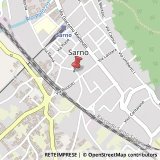 Mappa Via Roma, 99, 84087 Sarno, Salerno (Campania)