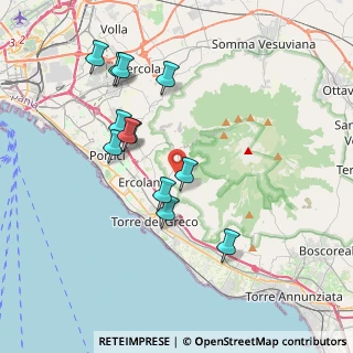 Mappa Contrada Montedoro, 80056 Ercolano NA, Italia (3.90333)