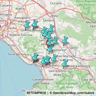 Mappa Via Miranda, 80040 Terzigno NA, Italia (6.23263)