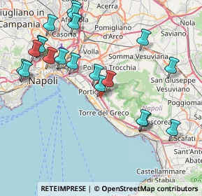 Mappa Via Caprile, 80056 Ercolano NA, Italia (9.8885)