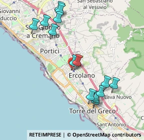 Mappa Via Vittorio Veneto, 80056 Ercolano NA, Italia (2.26357)