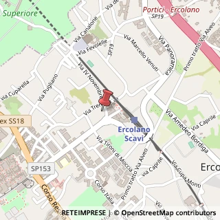 Mappa Via IV Novembre, 215, 80056 Ercolano, Napoli (Campania)